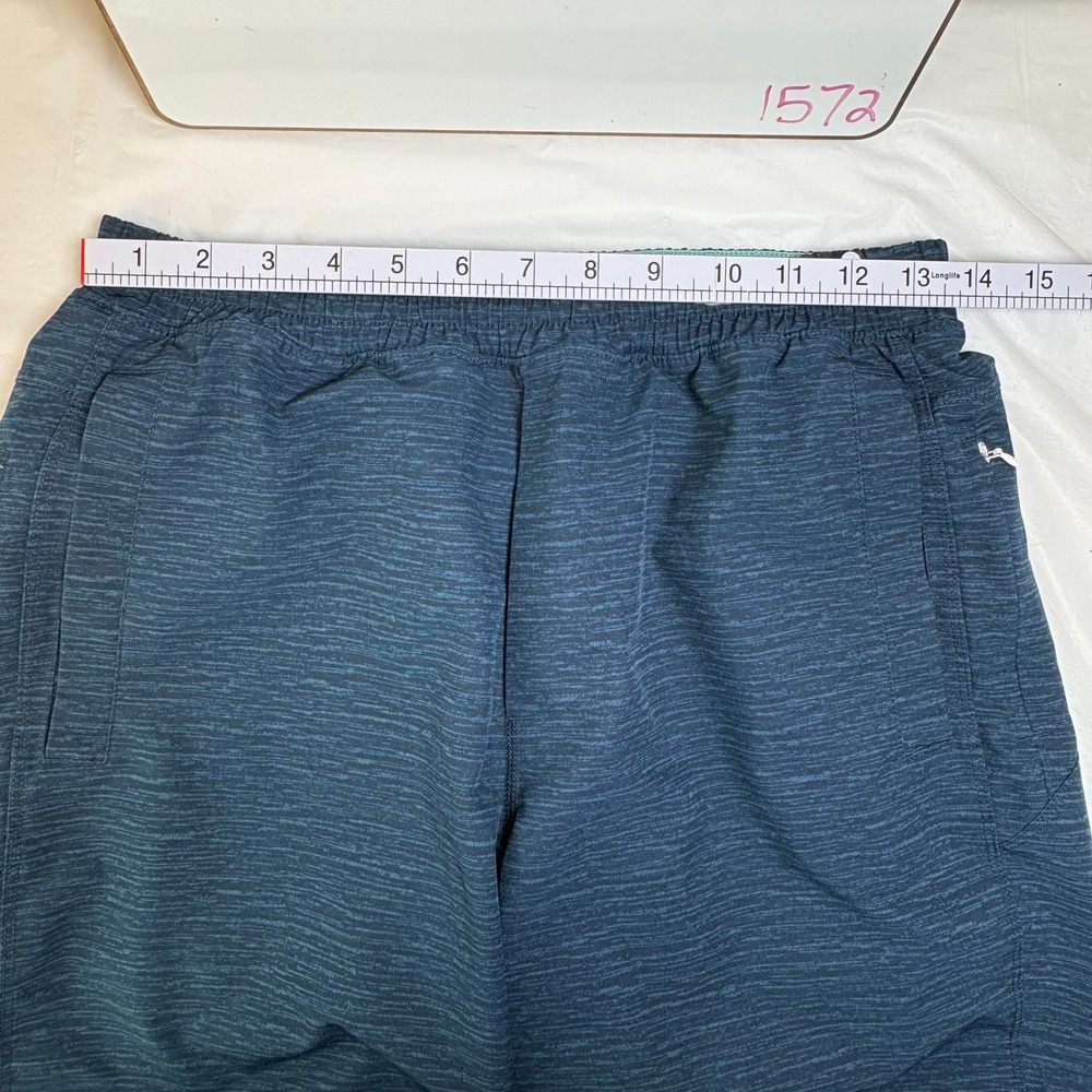 Birddogs Mens  M Boom Classic Gym Shorts Teal Blue Medium 7" Lined Drawstring - Picture 7 of 10